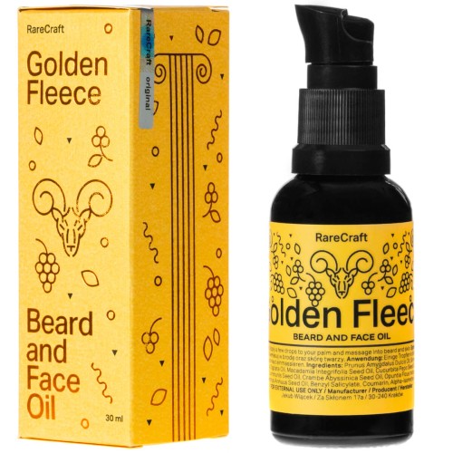 RareCraft olejek do brody Golden Fleece Złote Runo 30 ml1.jpg