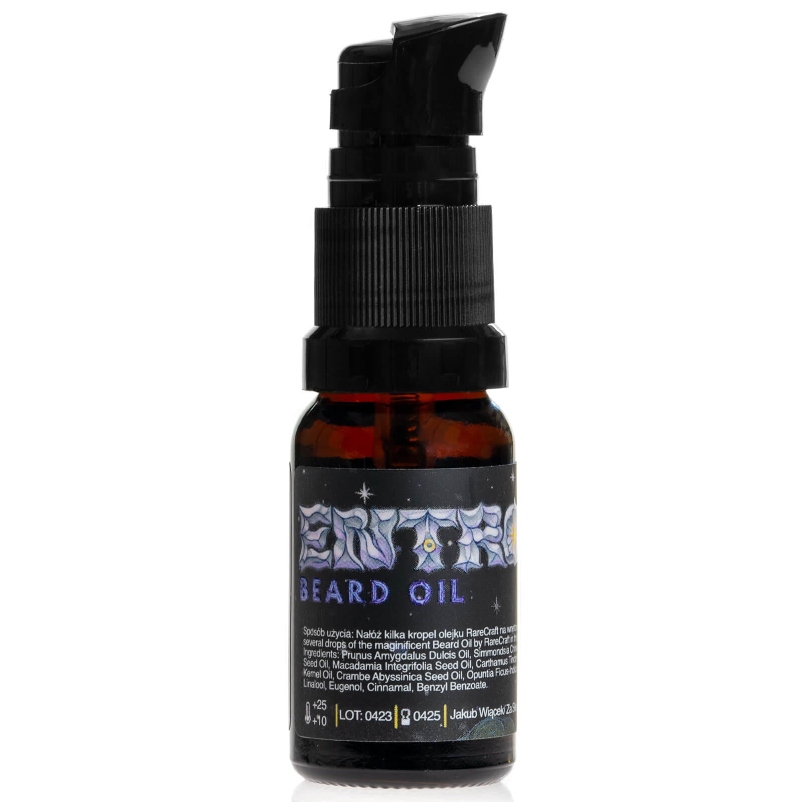 RareCraft Entropy Beard Oil 10ml - edycja kompaktowa